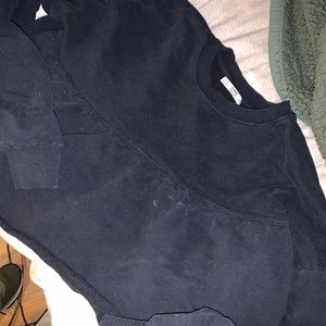 Zara peplum sweatshirt